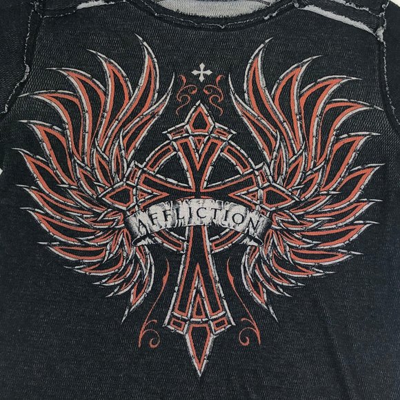 Affliction Other - Affliction Shirt Large Long Sleeve Black Distress